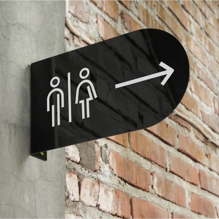 Sign Board Toilet Area Toilet Sign Akrilik Pop Up Signage Toilet Sign Lazada Indonesia