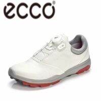 ECCO Golf Shoes Womens Outdoor Leisure Nailless Shock Absorption Lock Round Toe Walking Sports Running P5CW