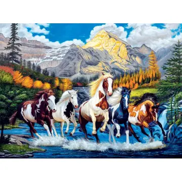 5D Horse Diamond Painting, Full Drill Diamond Painting Kit for Adults,  Animal Crystal Rhinestone Paintings Canvas for Home Wall Decor - China Horse  Diamond Painting and Full Drill Diamond Painting price