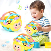 Baby Toy Rattle ball Hand Knocking Bell Ball Toy Rattles Develop Baby Mobile Inligence Baby Grasping Toy Hand Bell Juguetes