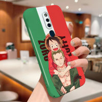 สำหรับ OPPO โปร F11รวมทุกอย่างกรณีโทรศัพท์ฟิล์มการ์ตูนลูฟี่ Zoro Ace เปลือกแข็งเคสป้องกันทนแรงกระแทกกล้องคลุมทั้งหมด