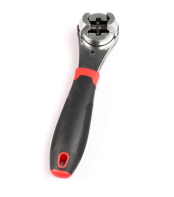 CIFbuy 6-22mm Torque Spanner Adjustable Ratchet Wrench with Non-Slip Handle, Plumbing Pipe Ratchet Wrench Repairing Tool for Factories