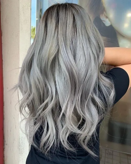 Light Ash Gray Hair Silver Hair Color with Oxidizing F12.16 Light Ash Gray  Fashion Hair Color Permanent Hair Color | Lazada PH
