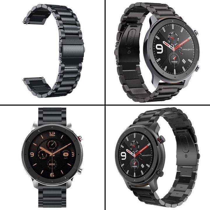 สาย-for-huami-amazfit-gtr-4-gtr-3-3-pro-amazfit-gtr-47mm-42mm-สายรัดข้อมือสร้อยข้อมือโลหะวง-for-amazfit-gts-watchband-20mm-22mm