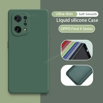 Compatible with Oppo Find X6 Pro Case Silicone Liquid Dark Green, Soft  Smooth Touch Oppo Find X6 Pro Phone Case Silicone Shockproof Thin Cover  (Grey)