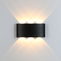 2W4W6W8W LED Wall Lamp Aluminum Bedroom Wall Light Indoor Stair Lighting Engineering Decorative Light Fixture AC90-260V