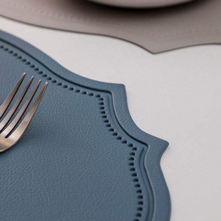 leather-placemat-tableware-pad-irregular-retro-table-mat-heat-insulation-waterproof-and-oil-proof-home-dining-pvc-plate-mat