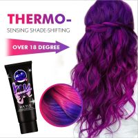 【CW】 Hair Color Wax Thermochromic Changing Dye Change With Temperature Cream