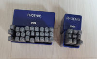 PHOENIX ชุดเหล็กตอก 2 มม. (ตอกอักษร 2 มม.+ตอกเลข 2 มม.) ใช้ตอก เหล็ก /สแตนเลส/อลูมิเนียม ไม้ หรือ หนังแท้ แบบเยอรมัน