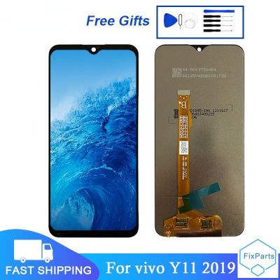 สำหรับ Vivo Y11 2019 (1906) แผงสัมผัสหน้าจอ LCD เซ็นเซอร์หน้าจอประกอบโมดูลดิจิไทเซอร์100% ทดสอบด้วยเครื่องมือ