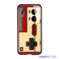 UCUC เคสโทรศัพท์เคสสำหรับ Samsung A02/ M02ปลอก Samsung Galaxy A02สร้างสรรค์คลาสสิก Vintage กรณี Nokia เกม Boy Gamepad ออกแบบ Shockproof Glossy กระจกเทมเปอร์เคสใส่โทรศัพท์