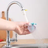 Rotatable Sink Extender Sprayer Adjustable Faucet Nozzle Filter Saving Accessories