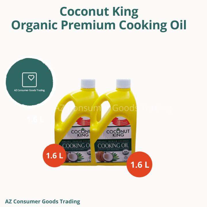 AZ Consumer Coconut King Organic Coconut Cooking Oil 2x 1.6L Lazada PH