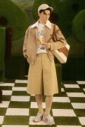 Áo Khoác LAYER BOMBER Vải Khaki BLANKE