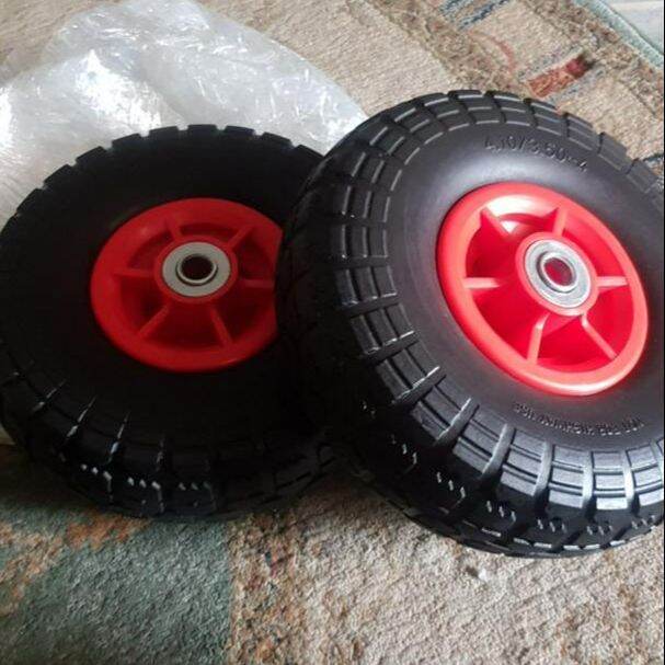 TripleS 10inch Replacement Wheel Gas trolley Replacement Wheel Tayar Ganti Puncture Proof PU