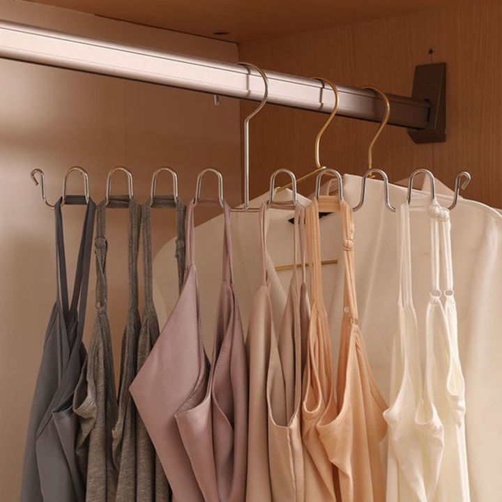 ที่แขวนที่จัดระเบียบตู้เสื้อผ้าที่เปียก-amp-แห้งไม้แขวนใช้ได้สองอย่างสำหรับยกทรงสายรัดเสื้อกั๊ก