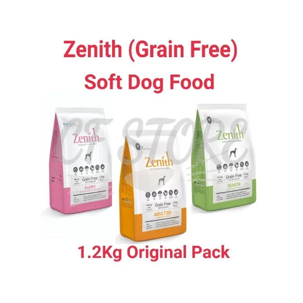 ZENITH Grain Free Soft Dog Food 1.2Kg Original Pack Lazada
