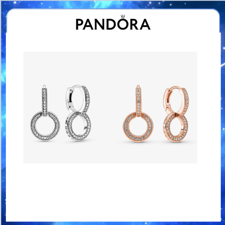 Buy Rose Gold Clover Dangle Earrings Online in India | GIVA