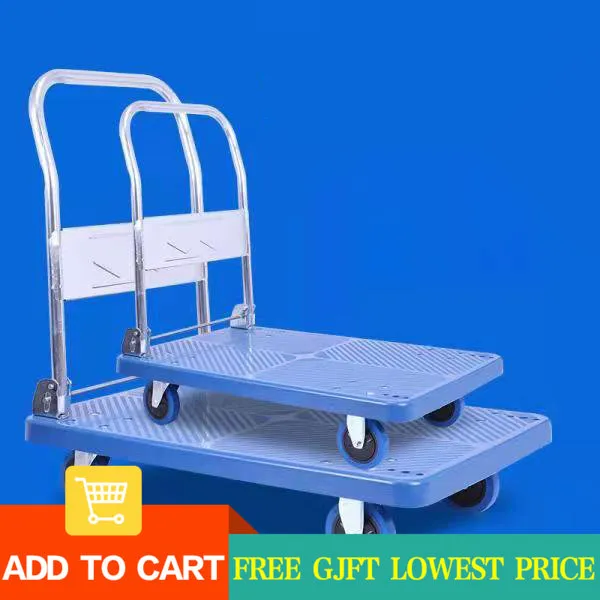 Heavy Duty Hand Truck Trolley Folding Push Cart 300kg Multi Function