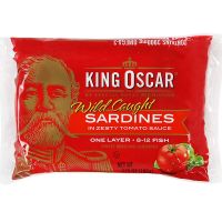 New arrival? ( x 1 ) King Oscar Brisling Sardines Zesty Tomato Sauce 106g.