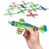 5/10Pcs DIY Hand Throw Aircraft Flying Glider Toy Planes Game Airplane Foam Airplane Model Plast Bag Fillers Children Kids Toys