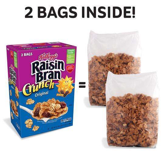 Kellogg's Original Raisin Bran Crunch Breakfast Cereal (42 Oz.) | Lazada PH