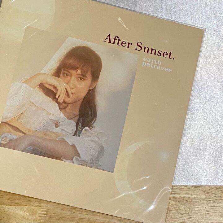 (Rare) แผ่นเสียง เอิร์ธ earth patravee อัลบั้ม after sunset ของใหม่ใน