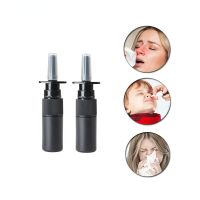 50pcs 5ml HDPE Solid White Black Empty Nasal Mist Spray Bottles Nasal Spray Bottles Pump Sprayer Mist Nose Spray Bottle Travel Size Bottles Containers