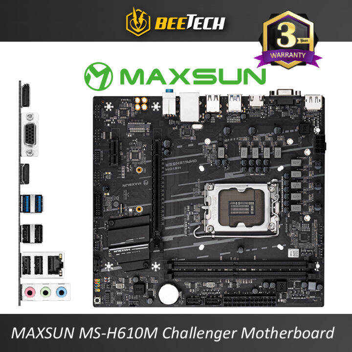 MAXSUN H610M Challenger Motherboard | Lazada