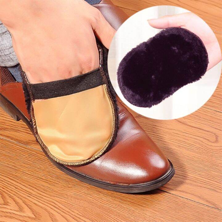 🔥Moheted👍 Shoe Polish Gloves Imitation Wool Cloth Soft Bristle Brush
