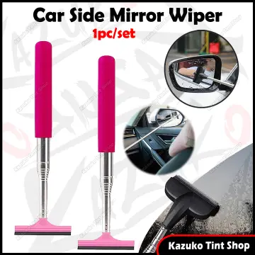 Retractable Car Mirror Wiper/ Extendable Portable Glass Cleaner