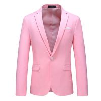 ZZOOI 2022 new Mens Business Quality Suits Korean Slim Fit Business One-Piece Suits Mens blazer jacket coat for men