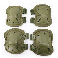 【hot】！ Camouflage Knee Elbow pads set Protector Outdoor Safety