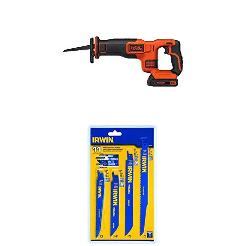 BLACK+DECKER BDCR20C 20V MAX Reciprocating Saw with Battery and Charger