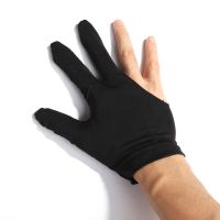 3-Finger Open Lycra Snooker Billiard Gloves Left/Right Hand Universal Glove Hand Protector for Snooker Training