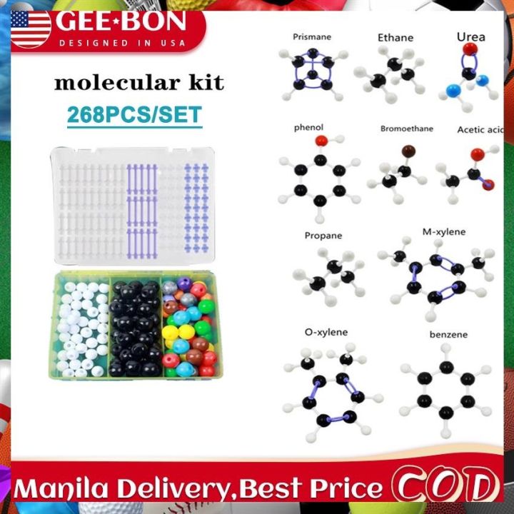 GEEBON 268PCS Molecular Structure Model Organic Chemistry Atom Student ...