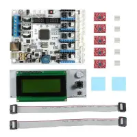 โมดูลบอร์ดเครื่องพิมพ์3d ชุดวงจรหลัก Gt2560 A4988ไดร์เวอร์ Lcd2004 Em88บอร์ดคอนโทรล