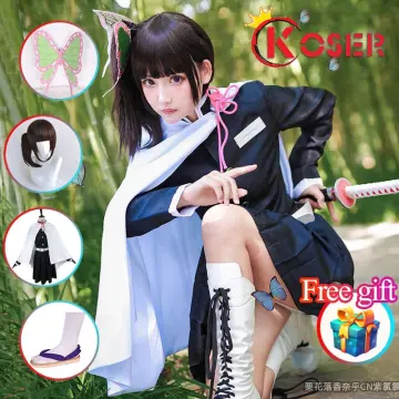 Anime Demon Slayer Kimetsu No Yaiba Daki Cosplay Costume Kimono Outfits  Halloween Carnival Suit For Women Men  Cosplay Costumes  AliExpress