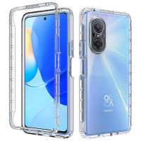 Huawei Nova 9 SE Case, EABUY Transparent 2-in-1 Gradient Shockproof Case for Huawei Nova 9 SE