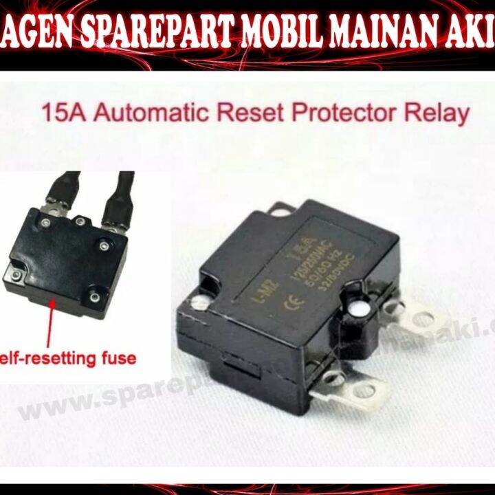 20A 15A 10A 7A Sekring Automatic Reset Relay Mainan Mobil/Motor Aki