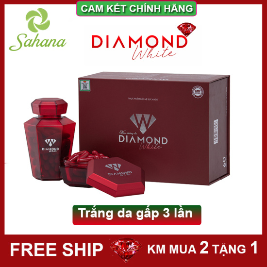 Hàng chính hãng viên uống trắng da ngọc trinh beauty diamond white - ảnh sản phẩm 2