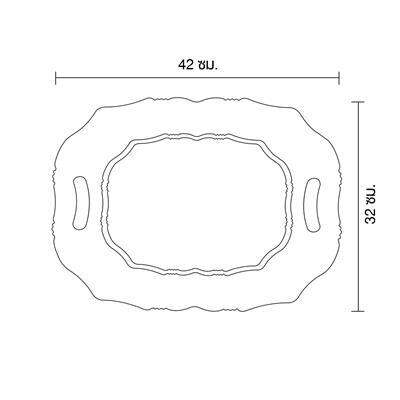 buy-now-ถาดพลาสติกทรงรีขอบหยัก-kassa-home-รุ่น-hrt190863-ขนาด-42-x-32-x-1-5-ซม-สีเทา-แท้100