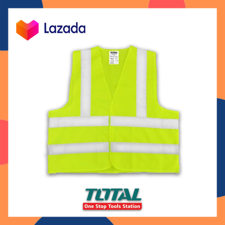 total-เสื้อสะท้อนแสง-เสื้อจราจร-เสื้อกั๊กสะท้อนแสง-รุ่น-tsp502-size-xl
