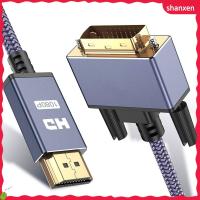 SHANXEN โปรเจกเตอร์ความเร็วสูงชายสองทิศทางไปยังชาย DVI-D 24 + 1ถึง HDMI HDMI สายเคเบิลอะแดปเตอร์ไปยังดีวีไอ