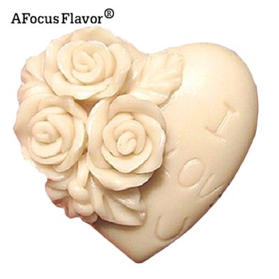 ；【‘； 1 Pc Love Heart-Shaped Cake Mold High-Temperature Baking Tool Cake Candle Chocolate Silicone Mold Silikon Form For Soap
