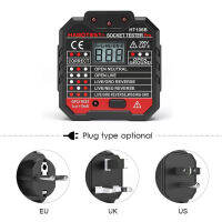 Tangrensop HT106B เครื่องทดสอบซ็อกเก็ตไฟฟ้าขั้นสูงการทดสอบข้อผิดพลาดหลัก GFCI