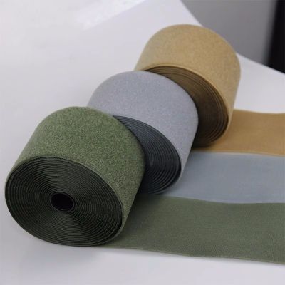 10cm Width Army Green Blue Coyote Brown Gray Black White Velcros Hook Loop Sticker Tape Sewing Webbing Accessory