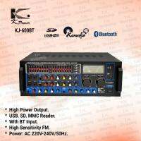 K.Power เพาเวอร์มิกเซอร์ KJ-600BT Model AV-2245  ขยายเสียง (ส่งฟรี)