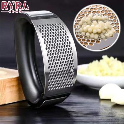 Stainless Steel Garlic Press Manual Garlic Mincer Kitchen Vegetable Chopper Garlic Tools Vegetable Gadgets Kitchen Accessories Graters  Peelers Slicer