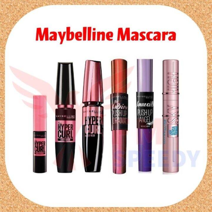 ☝maybelline Mascara Hypercurl Volume Express Push Up Angelpush Up Drama Last Sensational Sky 1128